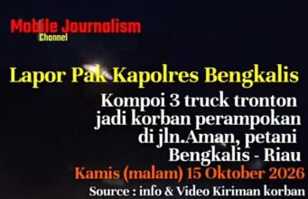 Begal Berparang Resahkan Sopir Truk Di Bengkalis, Babinsa Ambil Alih Pengawalan Hingga Tujuan